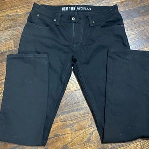 Free world black jeans 33x30